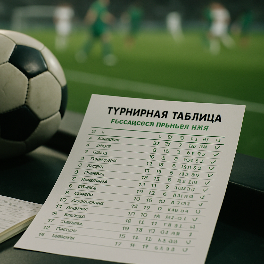 Что показывает турнирная таблица РПЛ: форма команд и борьба за места